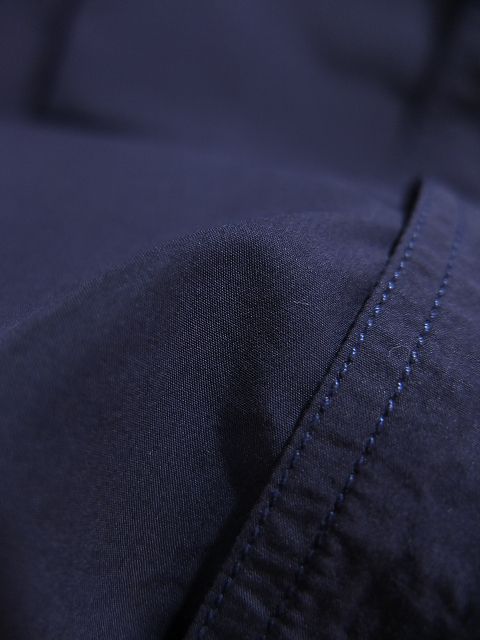 画像: PHERROW'S フェローズ - ラウンドカラー 半袖 ボタンダウンシャツ　ネイビー　【MADE IN JAPAN】