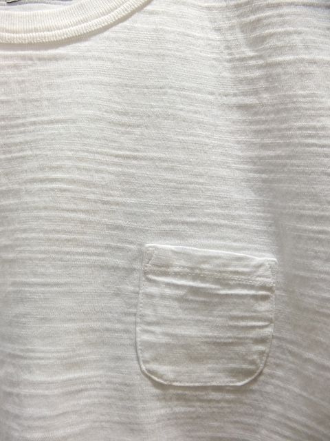 画像: PHERROW'S フェローズ - スラブコットンプレーンクルーネックTシャツ　ホワイト　【MADE IN JAPAN】