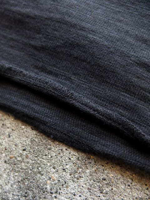 画像: ORGUEIL オルゲイユ - Henly Longsleeve T　Black　【MADE IN JAPAN】