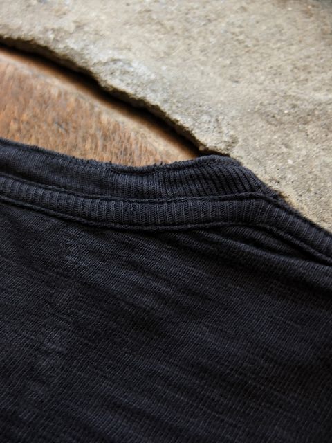 画像: ORGUEIL オルゲイユ - Henry T-Shirt　Black　【MADE IN JAPAN】