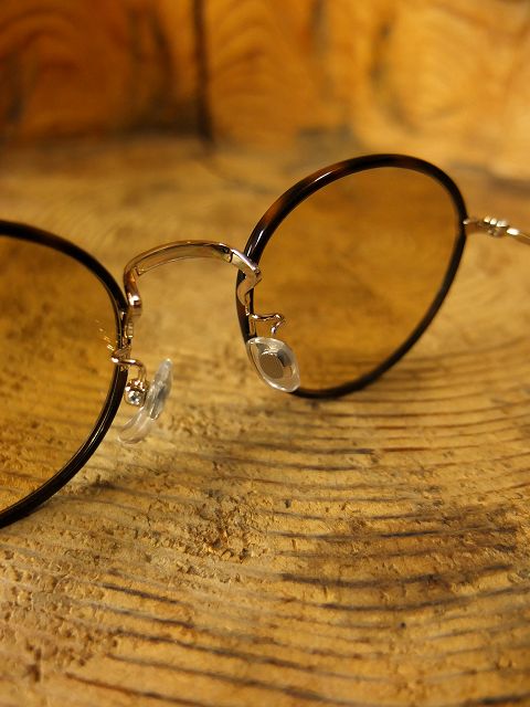 画像: ORGUEIL オルゲイユ - Round Combi Glasses　Brown　【MADE IN JAPAN】