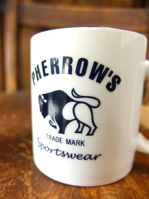 画像: PHERROW'S フェローズ - ロゴマグカップ　バッファローロゴ　【MADE IN JAPAN】