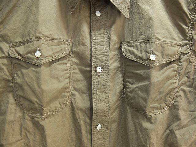 画像: ORGUEIL オルゲイユ - Classic Work Shirt　Khaki　【MADE IN JAPAN】