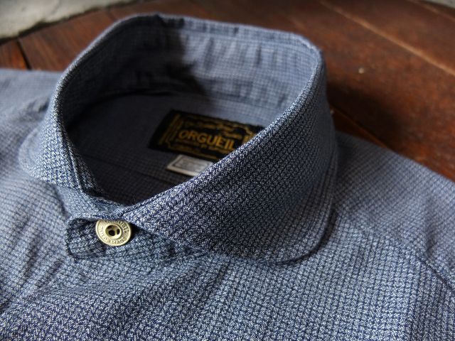 画像: ORGUEIL オルゲイユ - Windsor Collar Shirt　Blue　【MADE IN JAPAN】