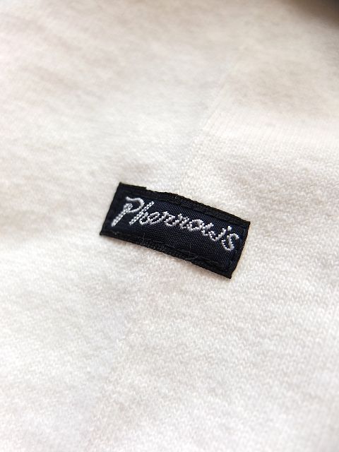 画像: PHERROW'S フェローズ - バスクシャツ・ロンTee　ホワイト　【MADE IN JAPAN】