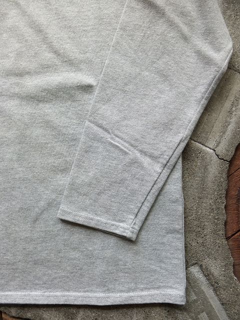 画像: PHERROW'S フェローズ - バスクシャツ・ロンTee　杢グレー　【MADE IN JAPAN】