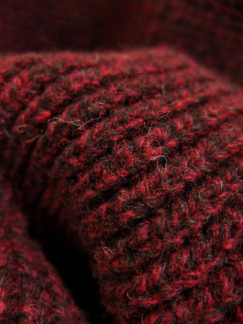 画像: ORGUEIL オルゲイユ - Hand Frame Knit　Wine-Red 　【MADE IN JAPAN】