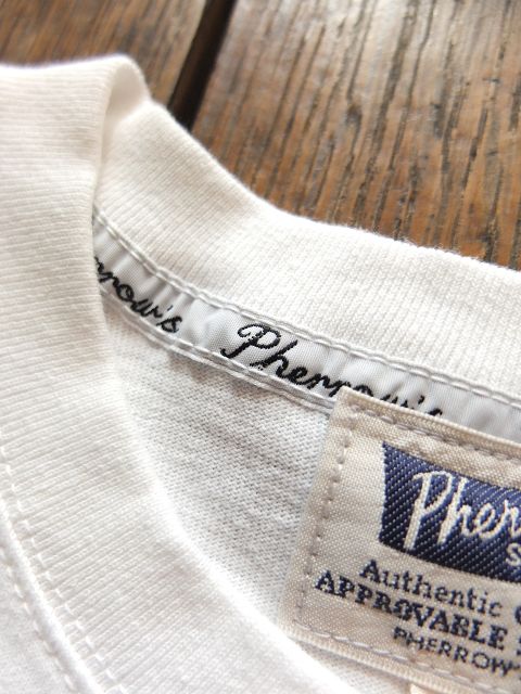 画像: PHERROW'S フェローズ - ''PHERROW'S''定番ロゴTシャツ　ホワイト