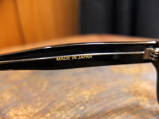 画像: PHERROW'S フェローズ - ウェリントン型 サングラス　ブラック/クリア　【MADE IN JAPAN】