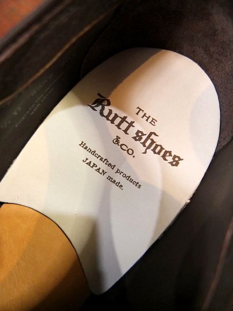 画像: The Rutt shoes & co.　ラッドシューズ - SPLIT V TIP OXFORD　DK-Brown　【MADE IN JAPAN】