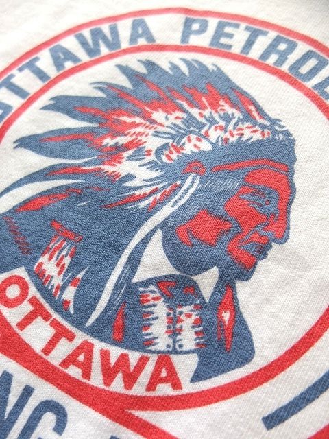 画像: PHERROW'S フェローズ -  ”OTTAWA PETROLEUM CO.”プリントTシャツ　ホワイト　【MADE IN JAPAN】