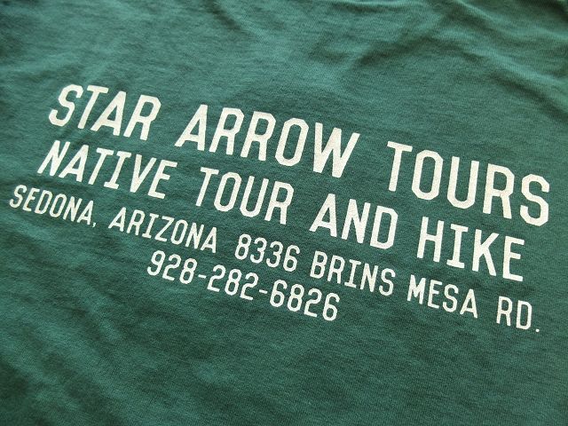 画像: PHERROW'S フェローズ - STAR ARROW TOUR Tシャツ　グリーン